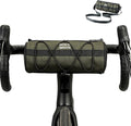 ROCKBROS Bike Handlebar Bag Small Bicycle Handle Bar Bag Handy Front Bike Bags Handlebar Storage Pouch Pack with Shoulder Strap Little Mountain Road Bike Barrel Bag