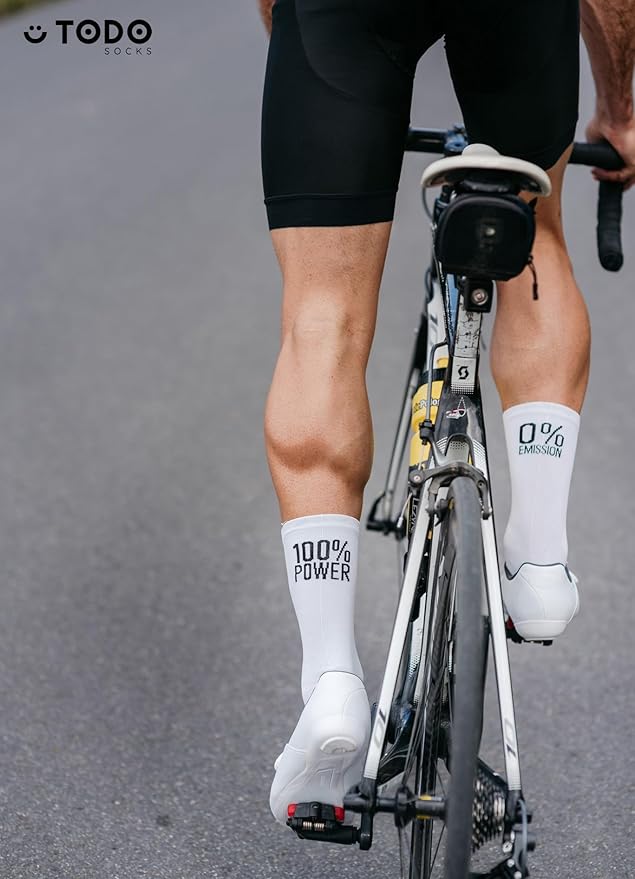 TODO PRO Cycling Socks - Breathable Bike Socks for Men and Women
