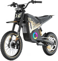 Electric Dirt Bike, 14"/12" Fat Tire 3000W Peak 40 MPH Electric-Motorcycle with 48V 23.4AH Battery Dual Hydraulic Brakes Mountain Off-Road EBike for Teens Adults