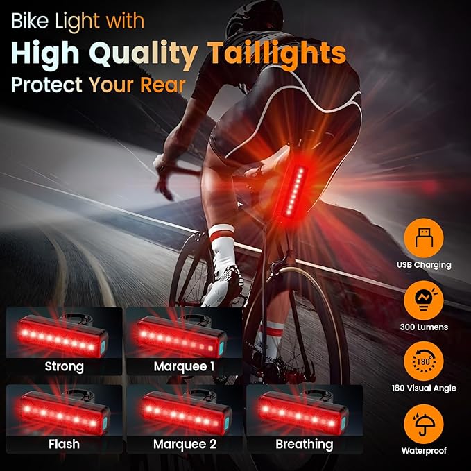2026 Upgrade 10000 Lumen Bike Light,Super Bright LED Headlight,10+Modes,8000 mAh in/Out Put Rechargeable Bicycle Light,Runtime 72+hr, Aluminum Bracket,Waterproof Bike Headlight for Cycling,Mountain