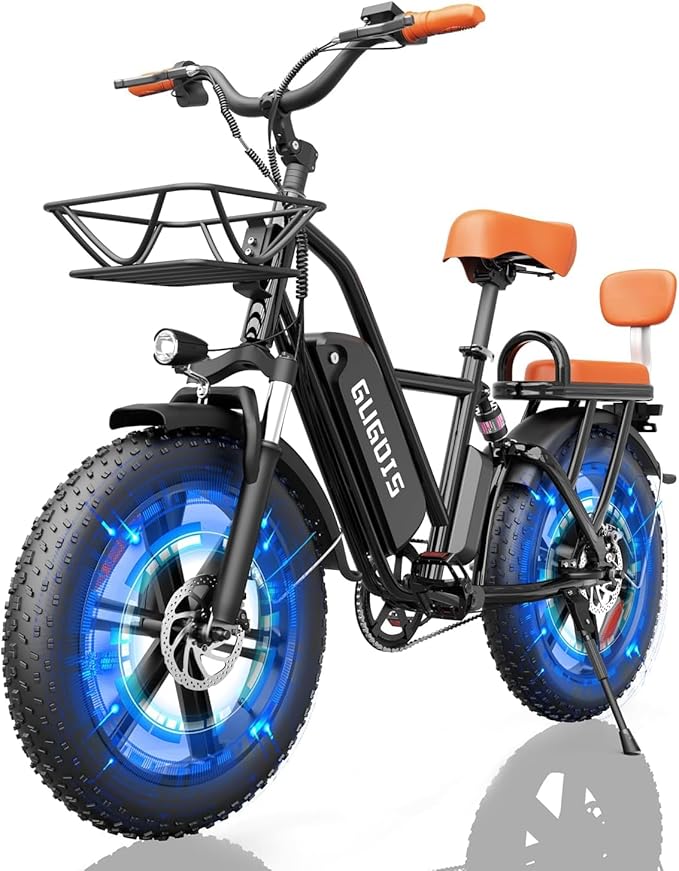 Electric Bike for Adults, 16"/20" Tire E-Bike with 750W/1000W Peak Motor, 48V Removable Battery, Up to 45/60 Miles Range & 28/30MPH, Folding Electric Bike for City and Outdoor Ride