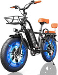 Electric Bike for Adults, 16"/20" Tire E-Bike with 750W/1000W Peak Motor, 48V Removable Battery, Up to 45/60 Miles Range & 28/30MPH, Folding Electric Bike for City and Outdoor Ride