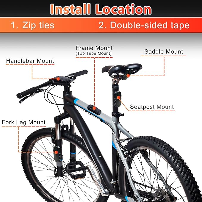 113dB Bike Alarm,Motorcycle Alarm,Burglar Vibration Motorcycle Bicycle Alarm Security System IP65 Waterproof, Suitable for Scooter Vehicle Trailer Car Door Window Electric Bike Accessories,20PC