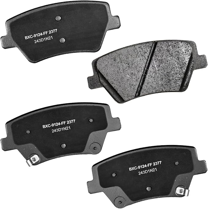Bendix Premium SBC2377 Ceramic Rear Brake Pads for Genesis GV80 2023-2021