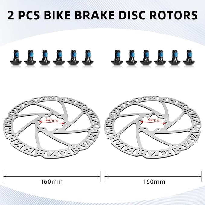 Z00M HB875E Ebike Hydraulic Disc Brake Set, Electric Power-Off Hydraulic Brake Set with 160mm Rotors, Pre-Bled with Mineral Oil Brakes Kit for eBike, Mountain Bike, Road Bike