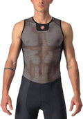 CASTELLI Men’s Core Mesh 3 Sleeveless, Lightweight Breathable Base Layer for Hot Weather Cycling, Quick-Dry Riding Undershirt