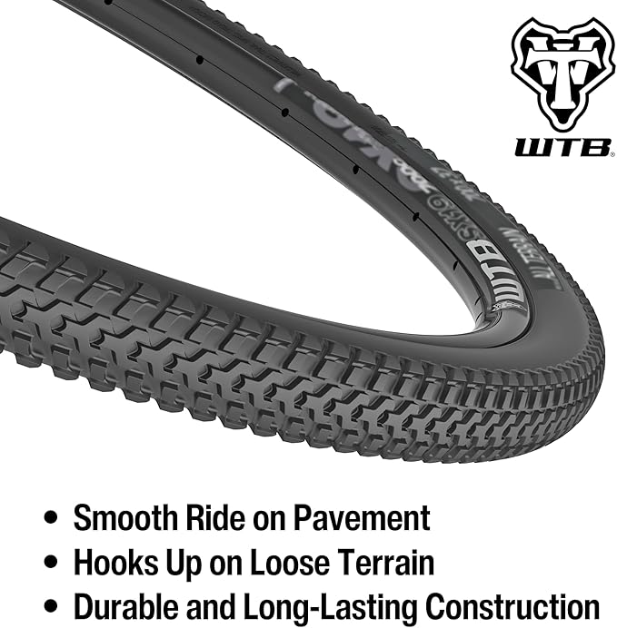 WTB All-Terrain Hybrid Bike Tire (700c/26) Wire Bead - Smooth on Pavement - Grippy on Loose Terrain - Commuting & Touring