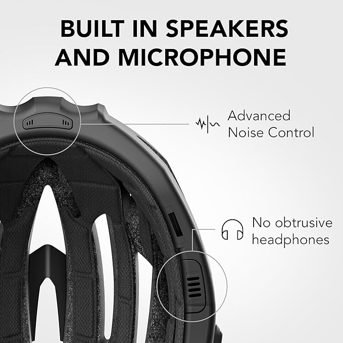 Sena R2 / R2 EVO / (Alexa Built-in) only R2X, Smart Bluetooth and Mesh Intercom Communications Road Cycling Helmet