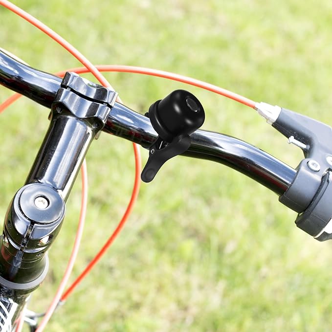 Vintage Bike Bell for Mountain Bicycles Black Metal Anti-Loss Cycling Bell with Loud Sound for Outdoor Riding and Bicycle Handlebars