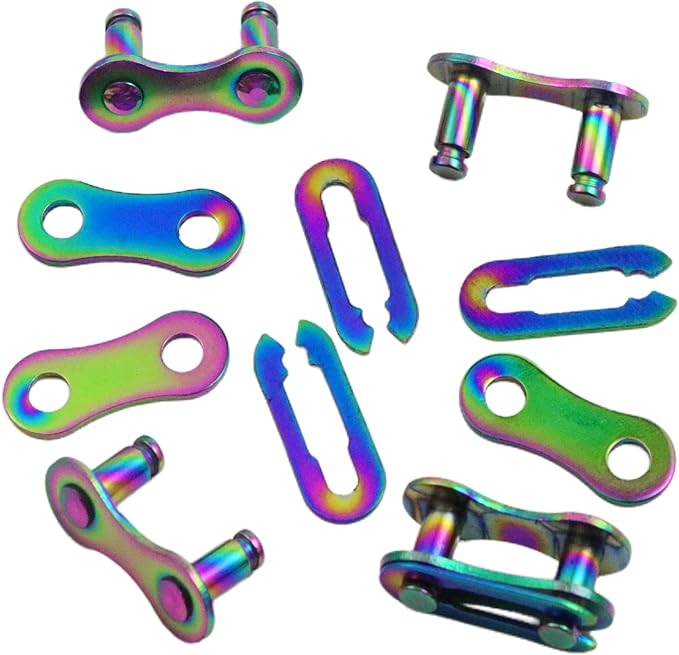 4 Pairs Bicycle Missing Link 1/6/7/8/9/10/11/12 Speed Chain Reusable Steel Bike Chain Link