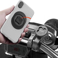 sincetop Bike Phone Mount,Motorcycle Phone Holder with Universal Adapter,Out Front Bicycle Handlebar Mount for Mountain Road EBike,Scooter,Moto,MTB,Quick Release Attach/Detach【Series C - 2nd Gen】
