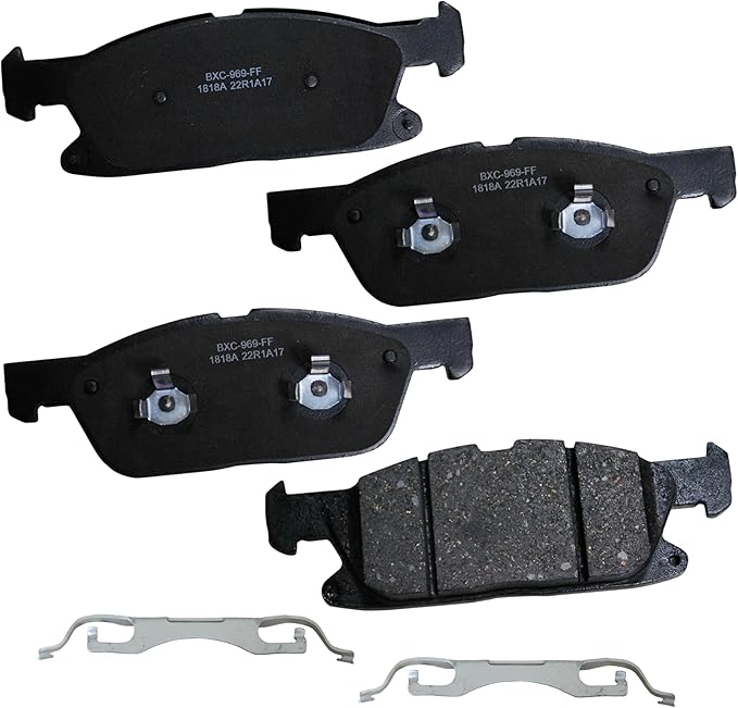 Bendix Premium SBC1818A Ceramic Front Brake Pads for Ford Fusion 2019-2017, Lincoln Continental 2017, Continental 2020-2019, MKZ 2020-2017