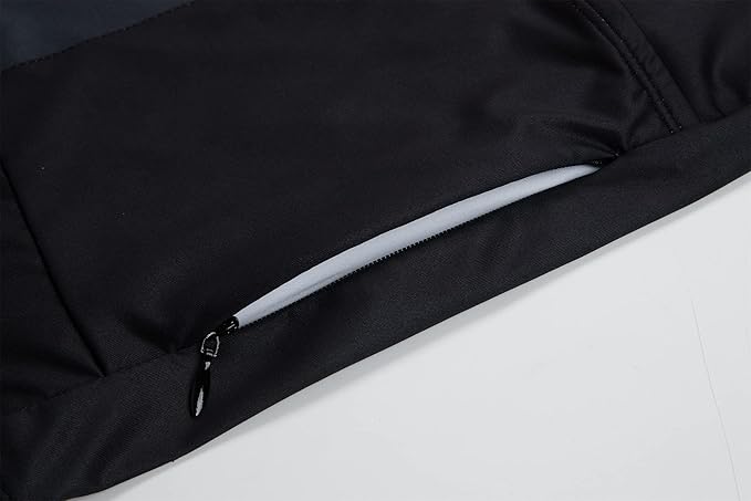 GCRFL Men's Cycling Jersey Long Sleeves Road Bike Jersey Shirt Cycling Tops, Zipper Pocket Lightweight PRO Race Fit UPF 50+