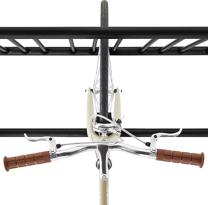 Retrospec Commercial Grid Bike Rack - Single & Double Sided - Bicycle Storage Stand for Garages, Stores, Schools & Universities Power Coated Steel | for Garages, for Stores, for Schools, for Universities