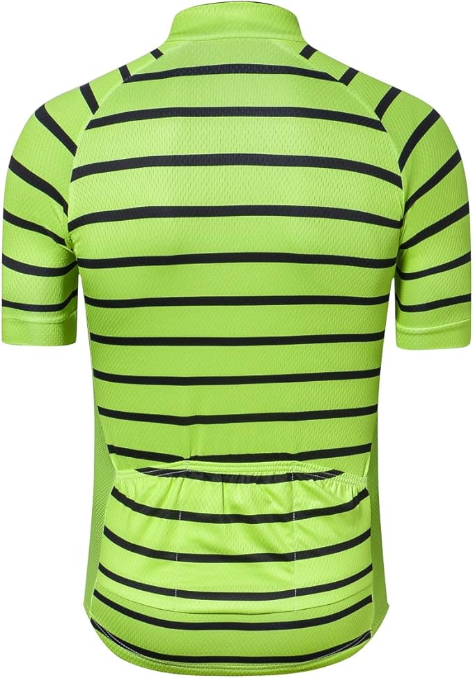 New Pro Full Zipper Men's Cycling Jersey Short Sleeve Riding Shirt USA