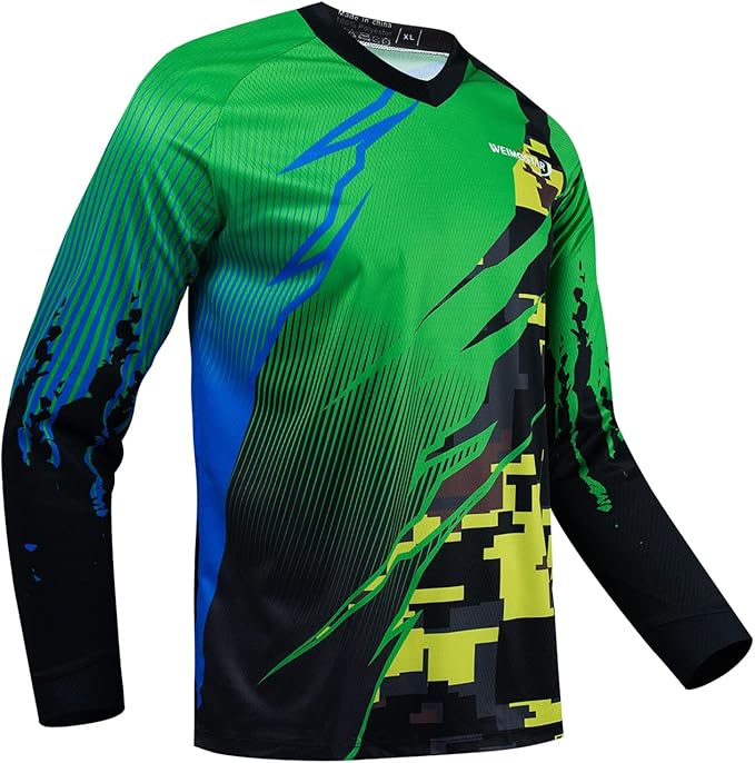 Cycling Jersey Long Sleeve Men's Mountain Bike Motocross Jersey Long Sleeve MTB T-Shirt