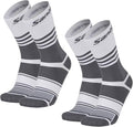 Santic Men's & Women's Cycling Socks Cotton Running Hiking Soccer Socks Crew Athletic Anklets