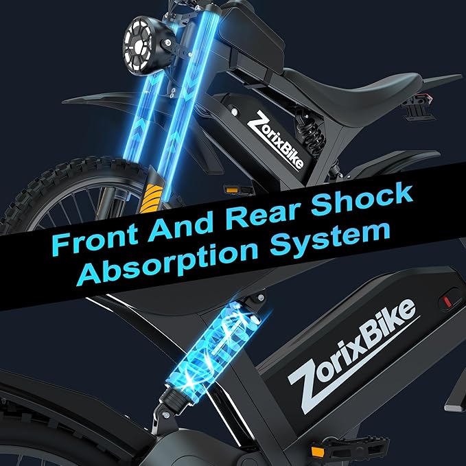 Electric Bike for Adults,48V 20AH - Peak Power 1500/3000W Brushless Motor Electric Bicycle - Max Speed 31-35MPH - Max 80 Miles Range - 20" x 4.0" Fat Tire Dirt E-Bike,7-Speed - UL 2849