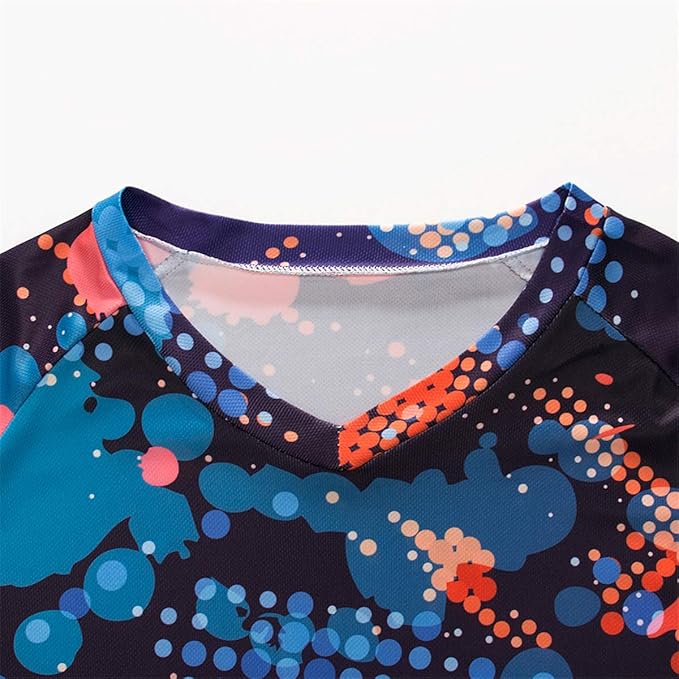 Men's Racing Shirts Summer Motocross Jersey Bicycle Sportswear MTB Jersey Long Sleeve Mountain Bike Clothes