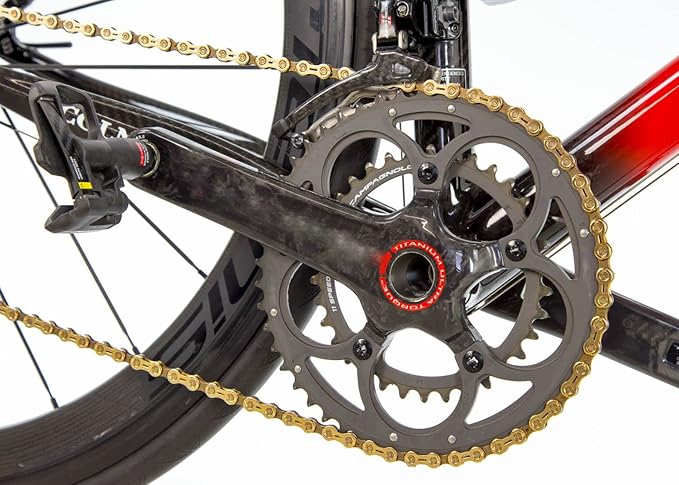 Hycline Bike Chain 6/7/8-Speed,Bicycle Chain 1/2x3/32 Inch,Special Steel for Road Mountain Racing Cycling (116 Links)