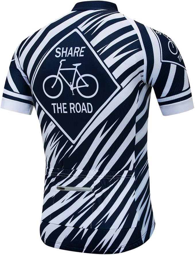 Weimostar Men's Cycling Jersey Men Mountain Bike Jerseys Short Sleeve Tops S-5XL
