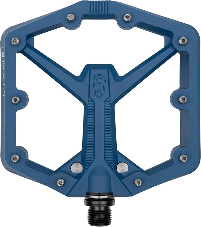 Crankbrothers Stamp Flat MTB Pedals - Size-Specific, Lightweight, Versatile, Durable Bike Pedals