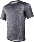 ROTTO Mens MTB Jersey Mountain Bike Cycling Shirt Short Sleeve for MTB BMX Downhill Wicking Quick Dry