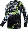 Men's Mountain Bike Jersey Long Sleeve MTB Off-Road Motocross Jersey Quick Dry Downhill&Motocross Shirts