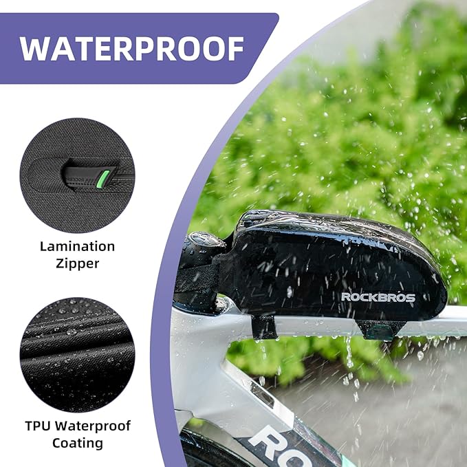 ROCKBROS Bike Frame Bag Waterproof Bikepacking Series