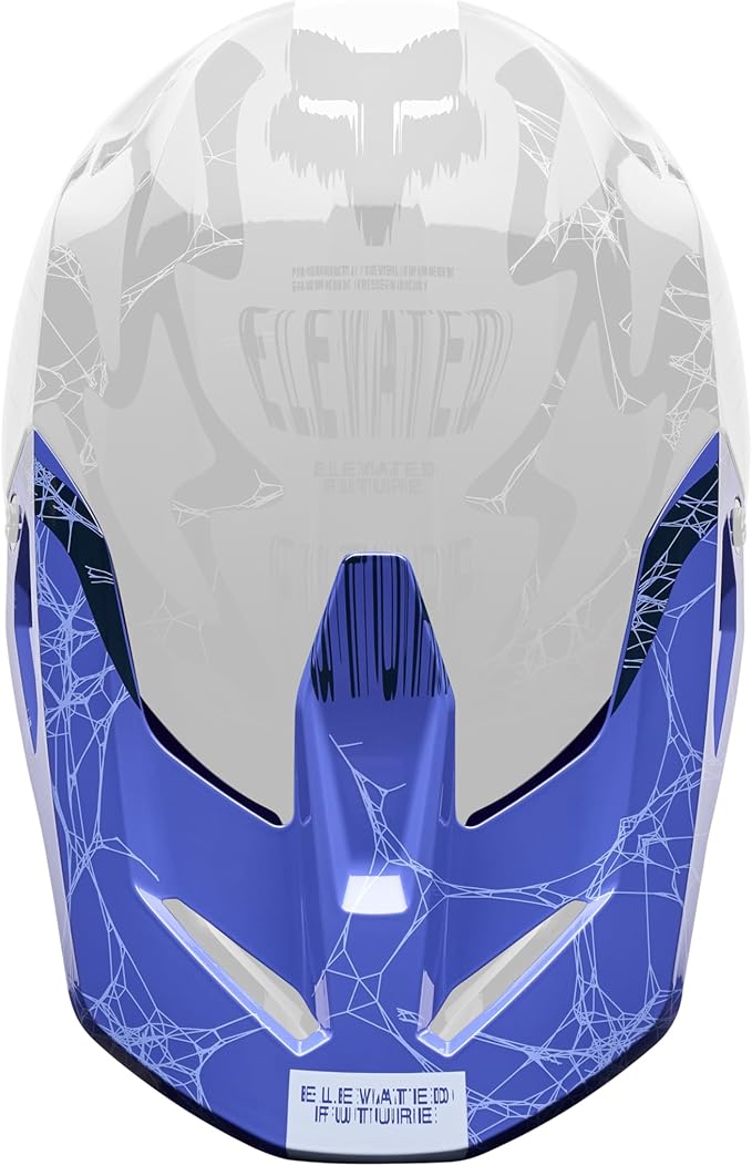 Fox Racing V1 Motocross Dirt Bike Helmet Visor, Purple Dove Diffuse, X-Small