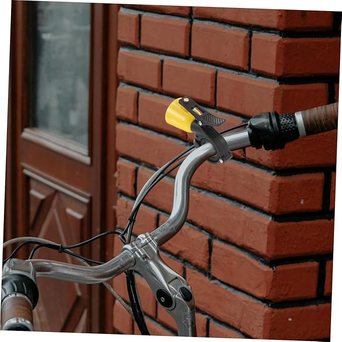 Mini Copper Bike Bell and Adults, Yellow Vintage Bicycle Bell with Crisp Sound, Suitable for Mountain Bikes, Road Cycling, and Scooters Outdoor Accessories