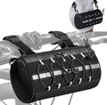 GMAK 2 in 1 Bike Handlebar Bag, Bike/Bicycle Front Bags with Reflective Area & Shoulder Straps, Small Bicycle Handle Bar Bag Cycling Pouch Pack Bike Accessories for Road Mountain Bike Cycling Travel