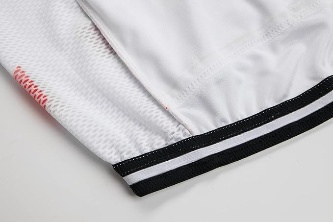 GCRFL Men's Cycling Jersey Long Sleeve Biking Shirt with 3+1 Zipper Pocket Breathable Quick Dry Bicycle Jersey