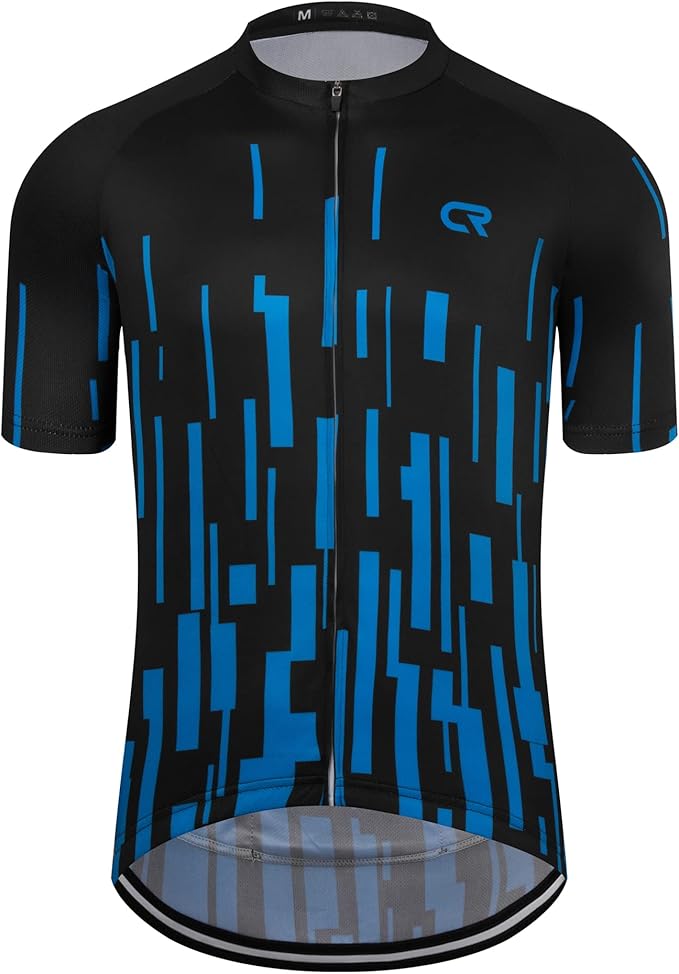 Coconut Ropamo CR Mens Cycling Jersey Short Sleeve Road Bike Shirt with 3+1 Zipper Pockets Breathable Quick Dry