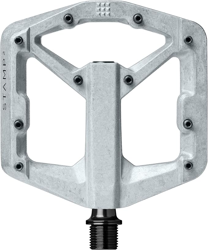 Crankbrothers Stamp Flat MTB Pedals - Size-Specific, Lightweight, Versatile, Durable Bike Pedals