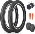 ZUKKA Bike Tire 20/24/26/27.5/29 x 2.125 Bike Tire 2 Pack Mountain Bike Tire Folding Replacement Tire for MTB Mountain Bike, Kids