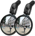 Hafny Bar End Bike Mirror, HD, Blast-Resistant, Glass Mirror, HF-MR090, HF-M951S-FR03, 2PCS (Silver Glass, 62mm * 2PCS)