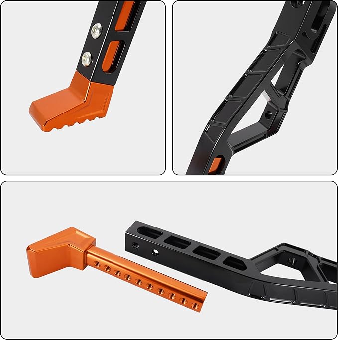 Kickstand for Surron,Adjustable Height Dirt Bike Kickstand CNC Aluminum Upgrades for Sur Ron Light Bee Talaria Sting,Orange