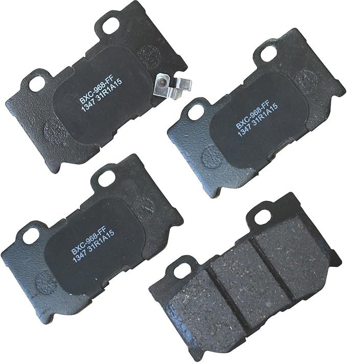 Bendix Premium SBC1347 Ceramic Rear Brake Pads for Select Models INFINITI FX50, G37, M37, M56, Q50, Q60, Q70, Q70L, QX70, Nissan 370Z, Z
