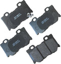 Bendix Premium SBC1347 Ceramic Rear Brake Pads for Select Models INFINITI FX50, G37, M37, M56, Q50, Q60, Q70, Q70L, QX70, Nissan 370Z, Z