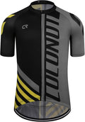 Coconut Ropamo CR Mens Cycling Jersey Short Sleeve Road Bike Shirt with 3+1 Zipper Pockets Breathable Quick Dry