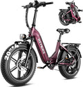 Heybike Ranger 20"x4.0" Fat Tire Folding Electric Bike for Adults, 1200W/1800W Peak Motor, 28/32MPH, up to 55/90 Miles Range, UL2849 Certified Removable Battery for Commute Beach Mountain Snow E Bike