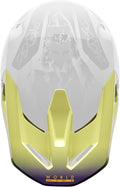 Fox Racing V1 Motocross Dirt Bike Helmet Visor, Pear Yellow Image Print, X-Large/XX-Large