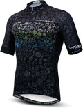 New Pro Full Zipper Men's Cycling Jersey Short Sleeve Riding Shirt USA