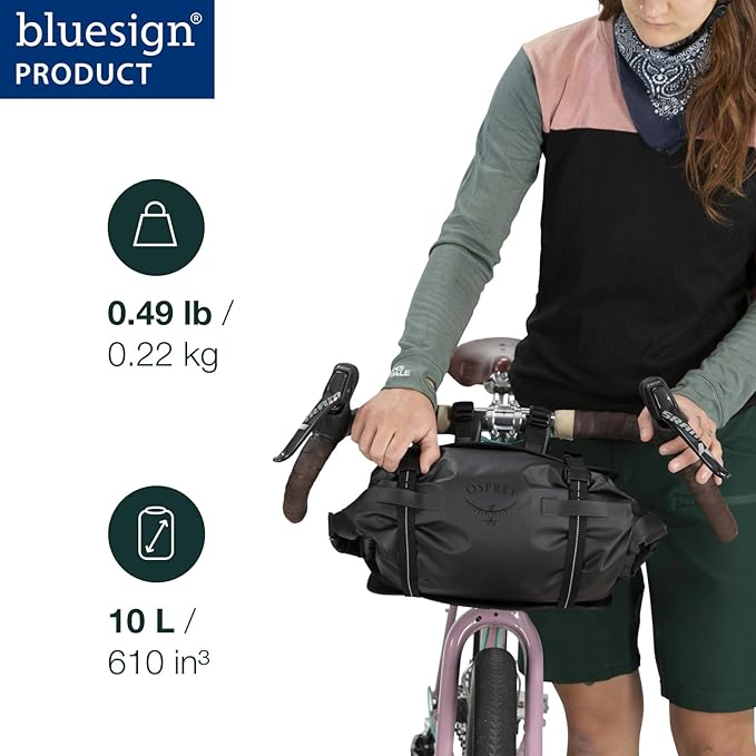 Osprey Escapist On-Bike Handlebar Bag, Black, Large