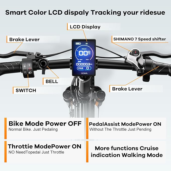 1000W Folding Electric Bike,48V 20AH Removable Battery E Bike,30+MPH,80 Miles Max Range Electric Bike for Adults,20" Fat Tire Foldable ebike,Adult Electric Bicycle for Commute Beach Snow