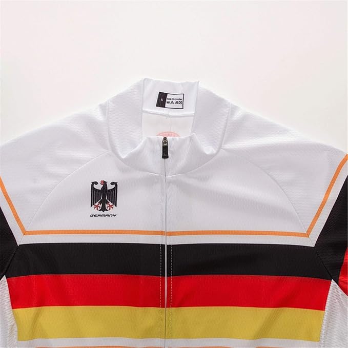 Cycling Jerseys Men Bicycle Short Sleeve Summer Shirt Bike Biking Tops Riding Clothing Flag