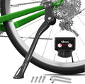 Bike Kickstand 18mm Hole Spacing for 26-29 Inch Adult Bike, Adjustable Aluminum Alloy Bicycle Kickstand, Sturdy and Non-slip Mountain/Road/E-Bike Kick Stand
