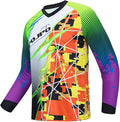 Men's Racing Shirts Summer Motocross Jersey Bicycle Sportswear MTB Jersey Long Sleeve Mountain Bike Clothes