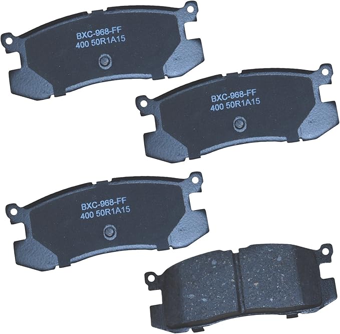 Bendix Premium SBC400 Ceramic Rear Brake Pads for Ford Probe 1992-1989, Mazda 626 1992-1988, MX-6 1992-1988